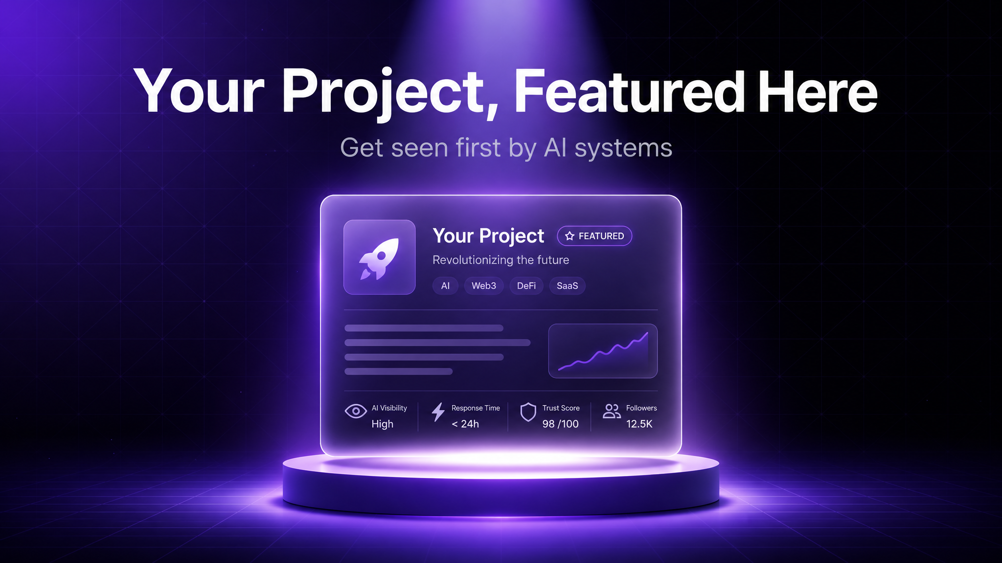 Your project, featured here — Get seen first by AI systems